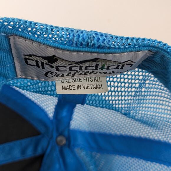 Idaho Trucker Hat "Whatever Floats Your Boat" Mesh Snapback Blue Gray One Size - Picture 13 of 16